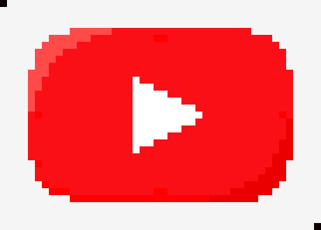 [5bdb53] Pixelized YouTube Logo