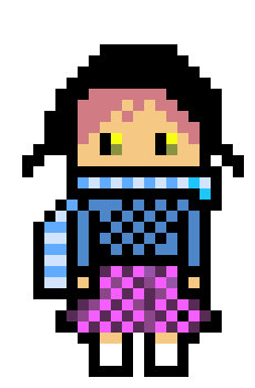 [eaaf3d] danganronpa pixel sprite base