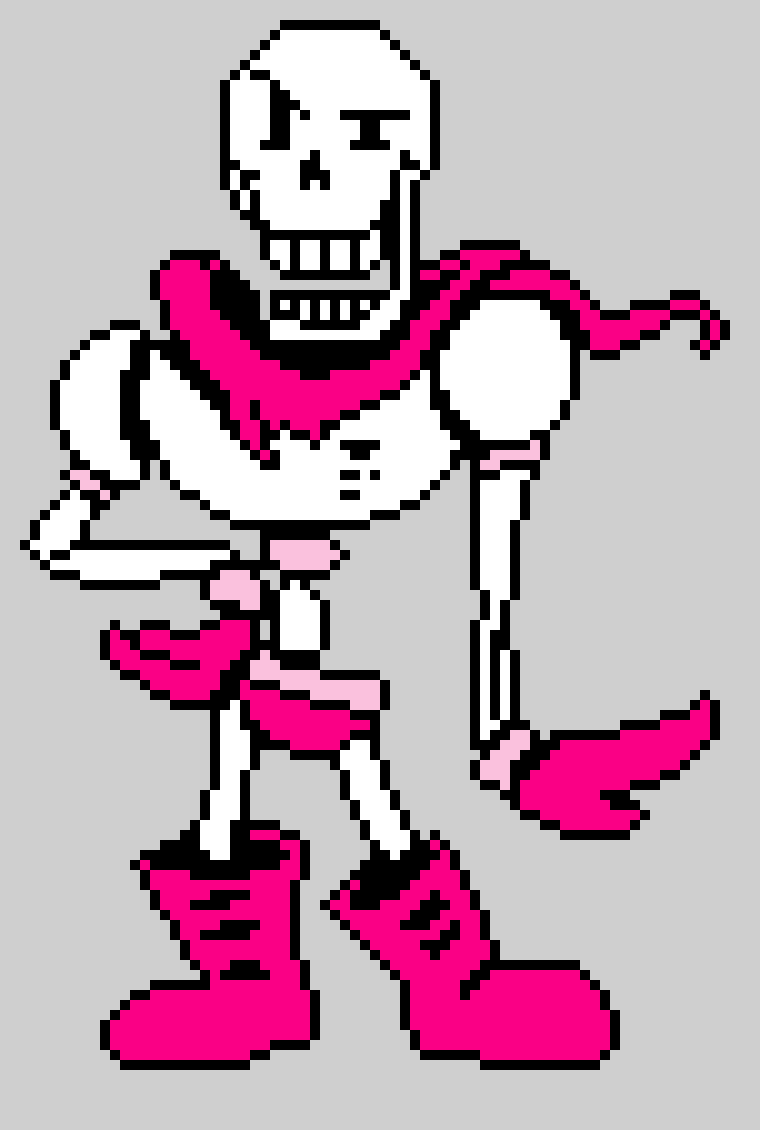 [9664c4] Pink Papyrus sprite