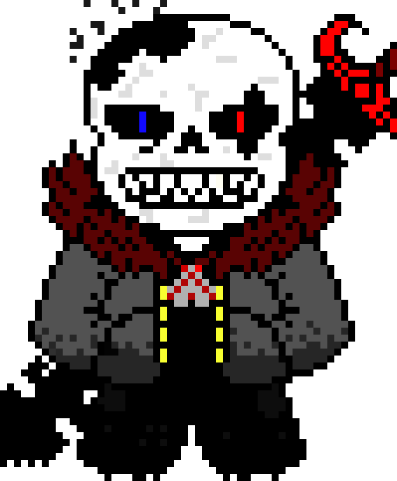 [7398c2] *Fell sans burns alive because he teleported into my AU*
