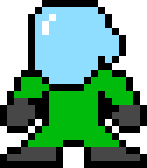 [9664c4] GreenAstronautLeft