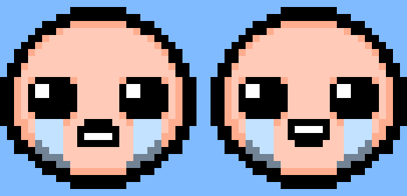 [ad3579] Issac's Faces From The Binding Of Issac. - Blook