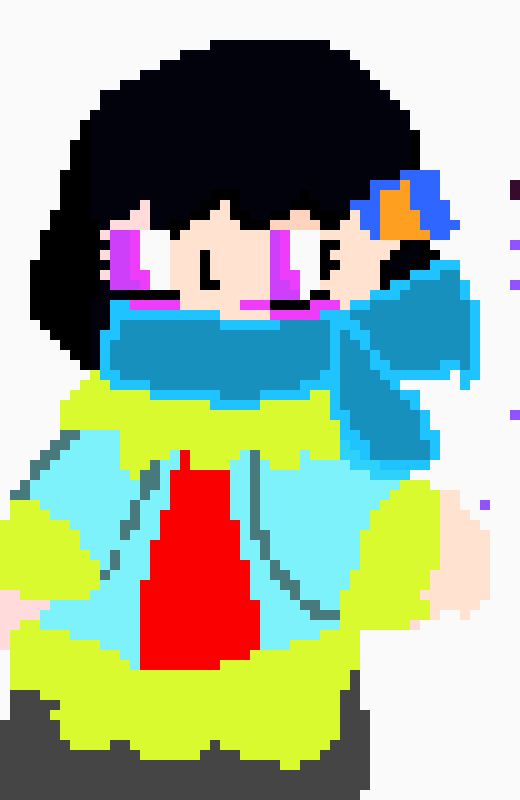 [904ba9] walks up to the purpole girl hey whats your name and are u ok