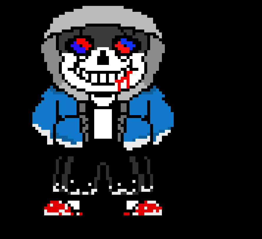 [75f2f2] Dusttale Sans Sprite