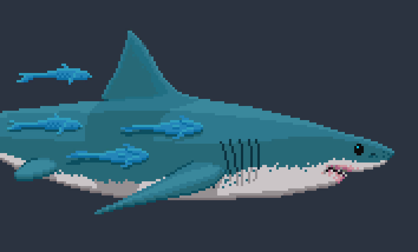 [4a2a29] -[ Having almost triple the lung size from the Tiger Shark, He was fine ]-