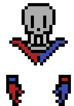 [293042] (Oh and forgot what your papyrus looked like but here is the overworld one now ima make the battle one)