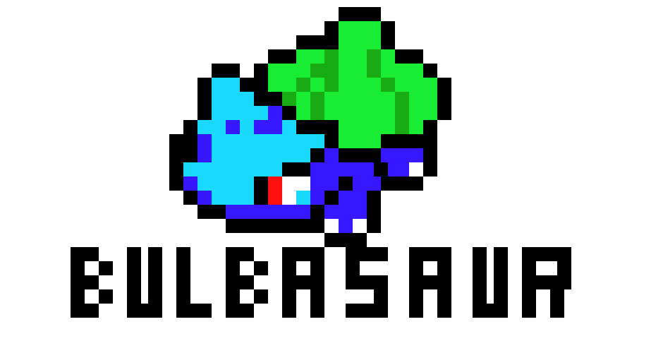 [ea447d] BULBASAUR PIXEL ART