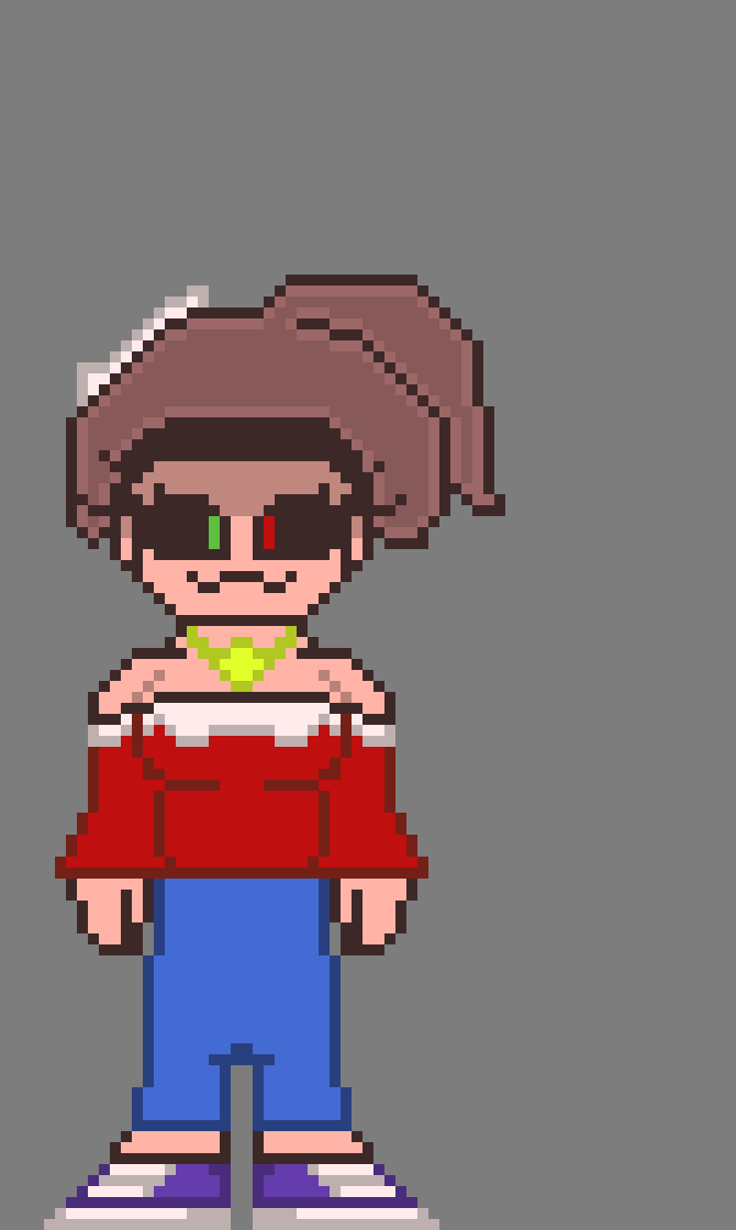 [3183dc] Workin' on giving Sam a Jolly costume when December hits. I'm gonna be making a spooky one yes. [lss]