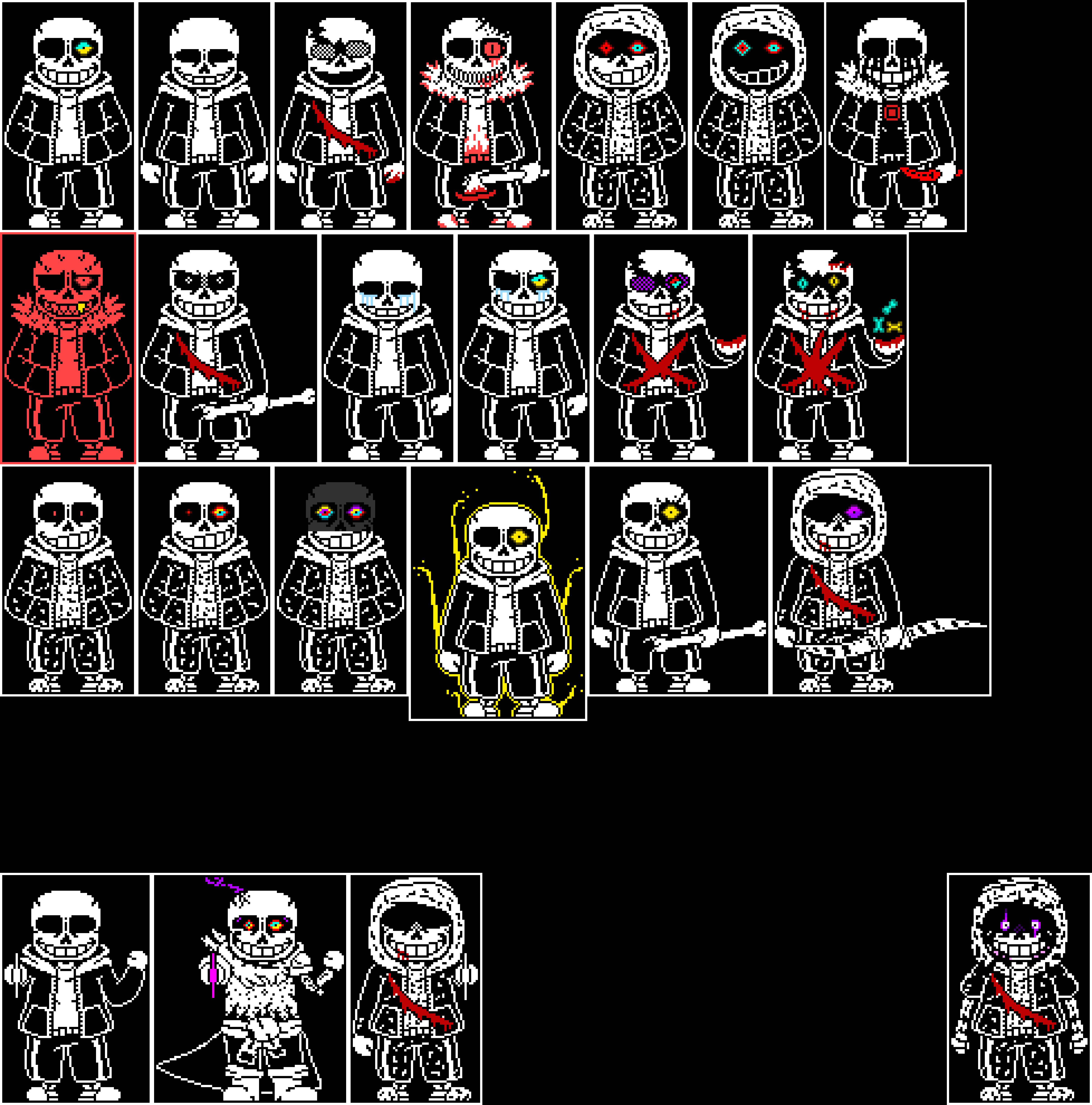 [6a27ef] -the monster is thrown every which way by the sans's-  -     -the bad time army