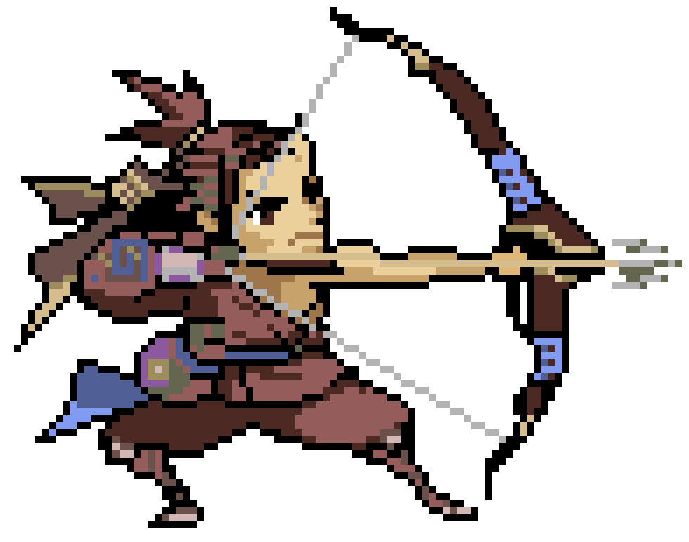 [9664c4] Hanzo Pixel Art Spray