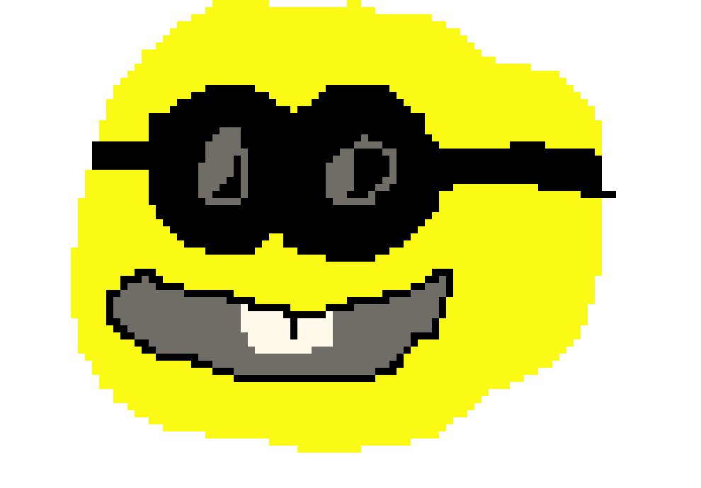 [9664c4] minnion emoji cool glasses