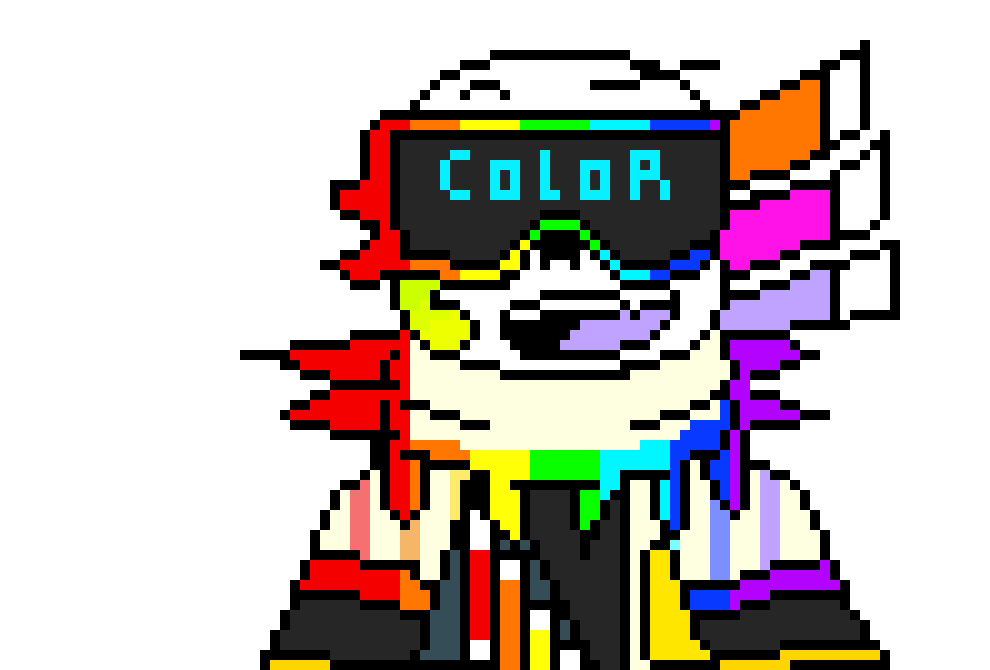 [b9de0d] *he buys some ice cream for rainbow* here ya little buddy! - FRESH! ink