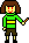 [9664c4] Chara Glitchtale Sprite Orange Determination