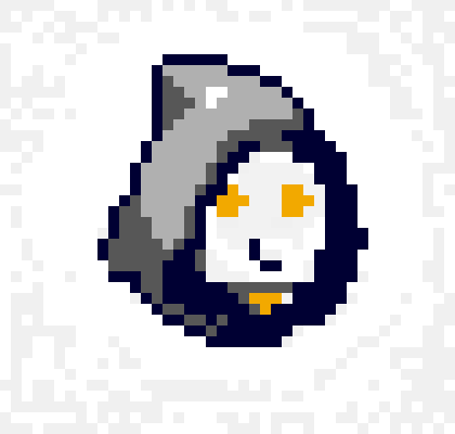 [dfb43a] Reaper Overwatch Pixel Face 