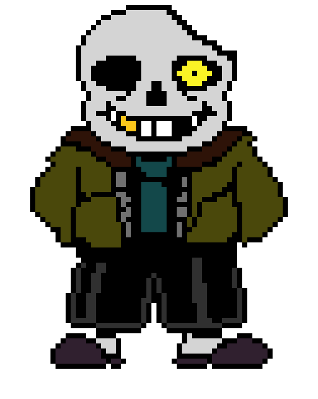 [9664c4] SomethingTale sans sprite by Lazybones91