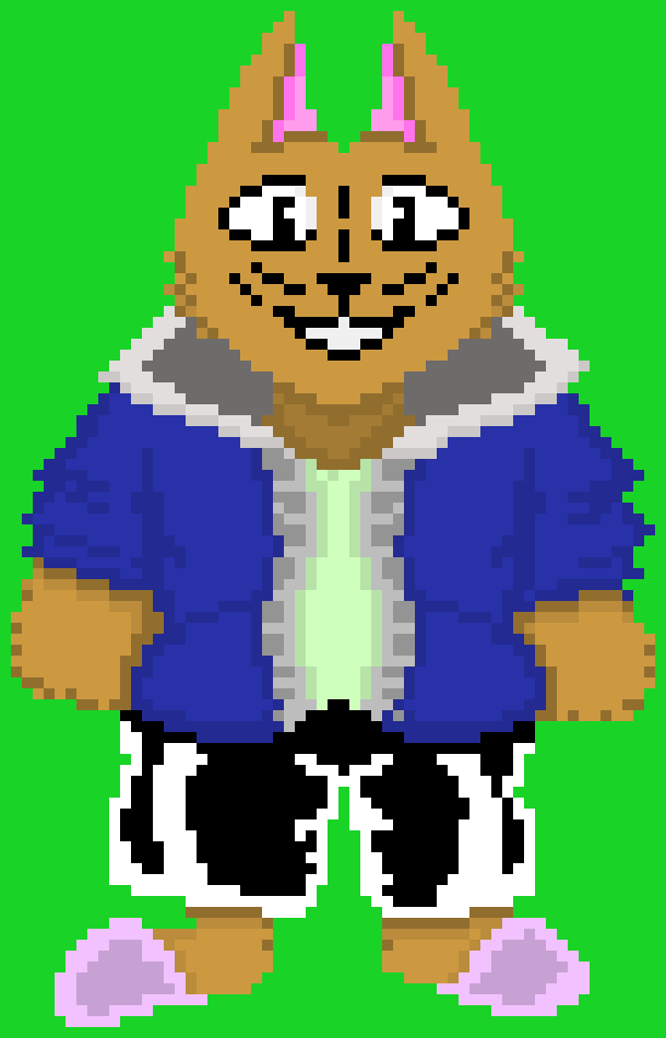 [95be89] Cat Sans Colour Mode... Needs shading...