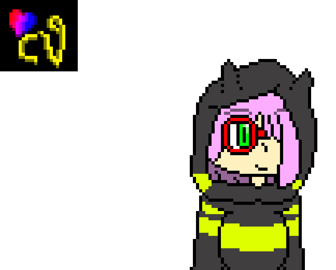 [5b2f3e] no. it's just i had this sprite when i was still known as colorverse.   i'm not going to change it anytime soon.