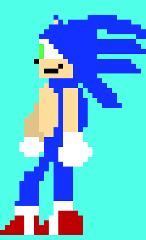[6c2e0d] my 1st sonic pixel art