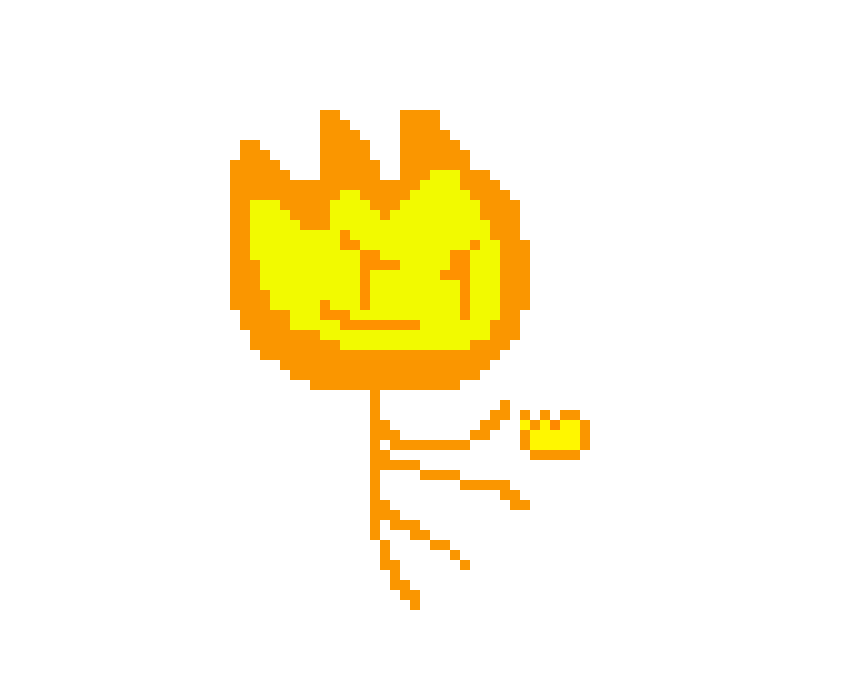 [9664c4] fire guy pixel