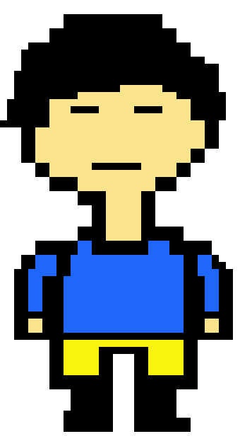 [ea3267] Undertale Human Sprite Template