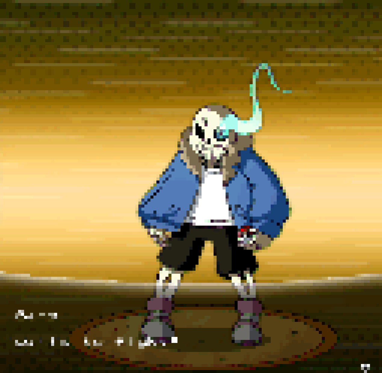 [583245] Oh fuck it's Sans, in Pokémon ready to battle any recolours of himself [not really this is just a meme]