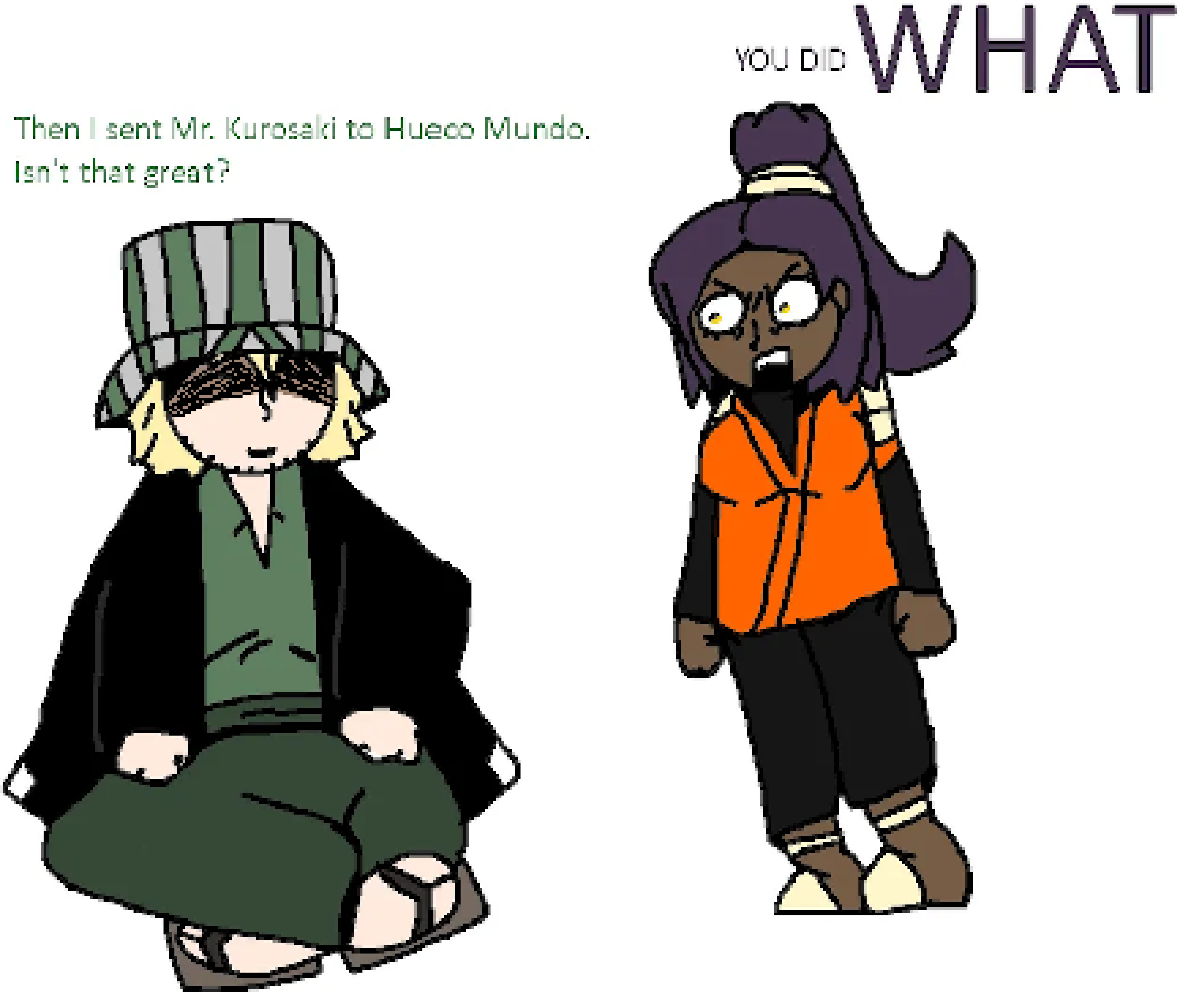 [14e409] I made a drawing based on Bleach