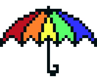 [db2e26] Rainbow Umbrella