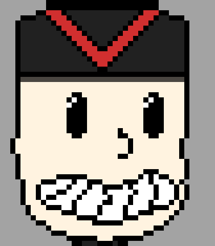 [05b0c1] This is stressful. I need some food. *A slice of pizza falls into his hand* (He won't remember you unless you say his name)