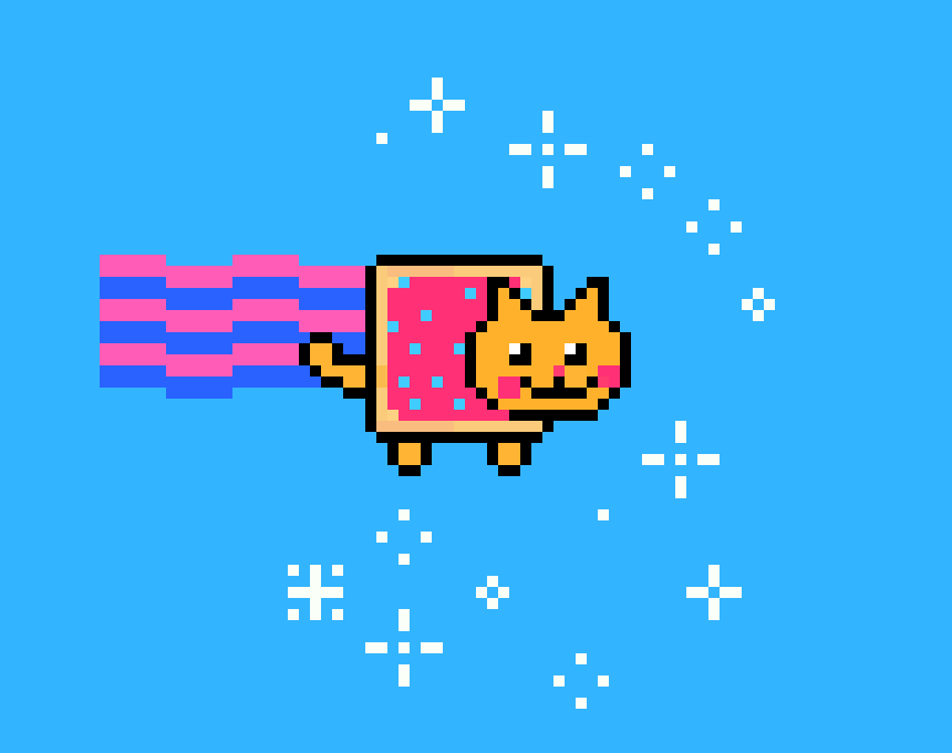 [9664c4] my own nyan cat