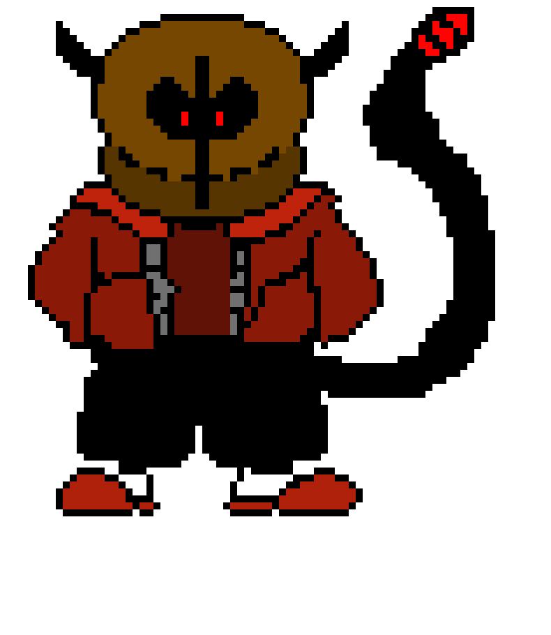 [fc6325] you stupid little thing.. you stole a sans sprite which is a common steal and the stuff you added to it looks like it could have been done in like 5 mins please do a original sprite atleast and not make it a sans