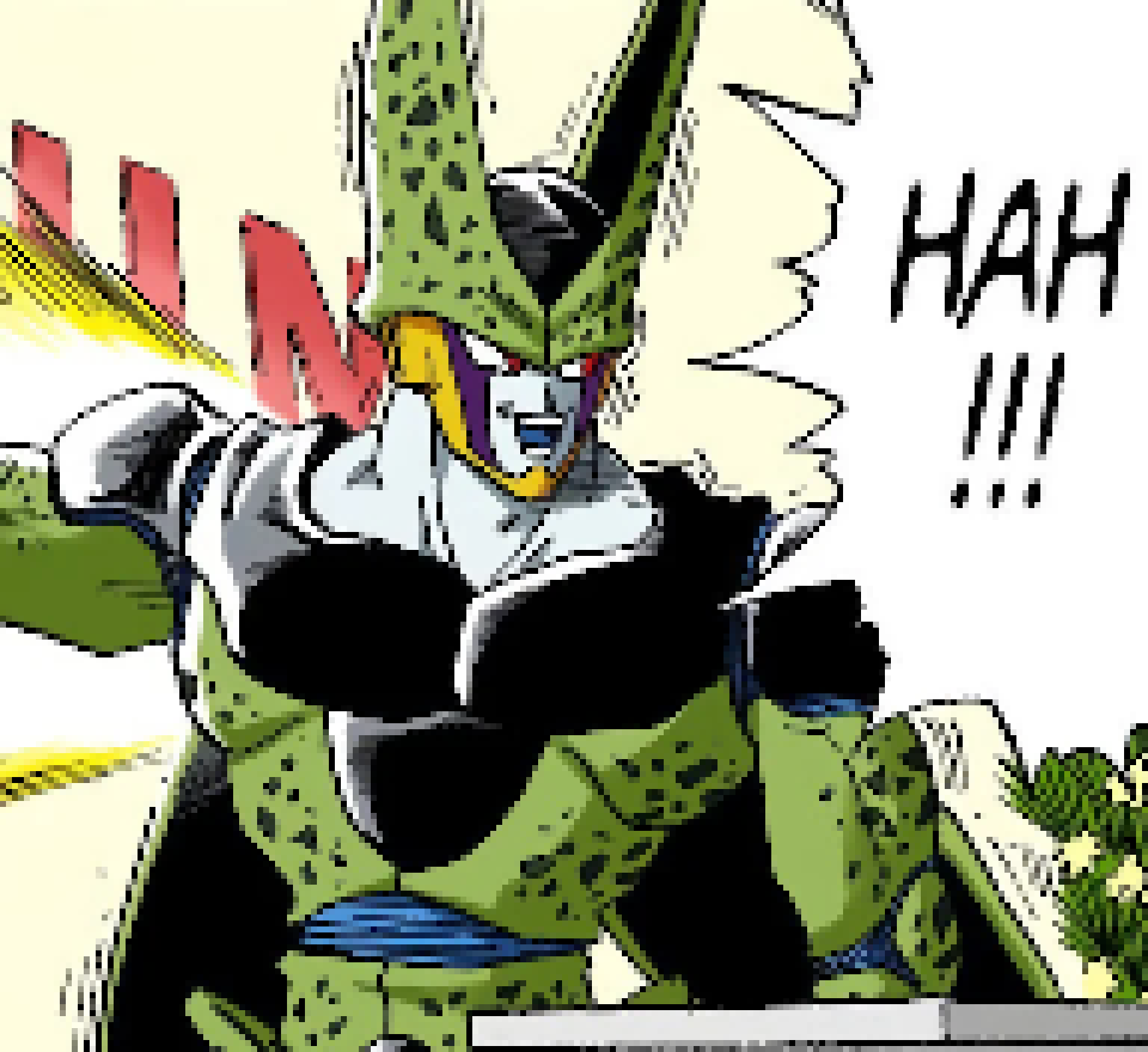 [14e409] There's a site that lets me read manga and whatnot and I keep forgetting how fuckin' ugly Perfect Cell is at times.
