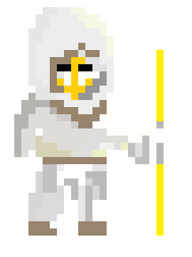 [8bd9dd] Hooded figure