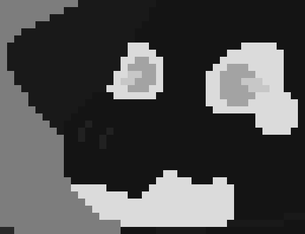 [a34ade] [Their face suddenly opens up to reveal a mouth] "Have you seen anyone that looks.. bright.. with the most bright.. on their tail?"