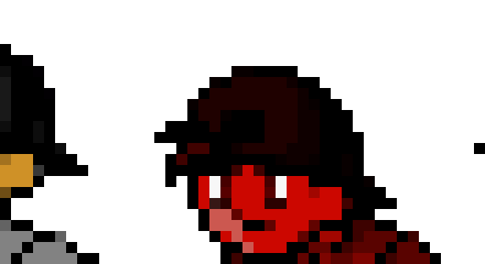 [82faff] Palette for Amputated Rubius (based on the Lost Silver design for Gold) for a creepypasta on my take on a Pokemon Bloody Red version