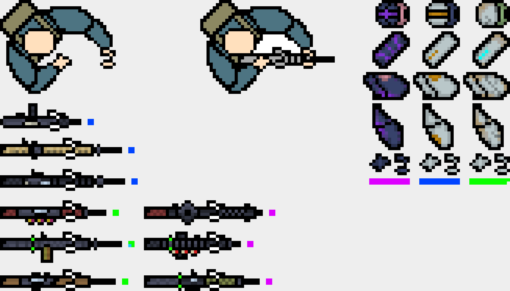 [afcde5] Custom Player Sprite For Top-Down-Shooter