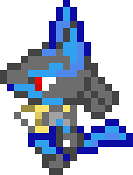[9664c4] Lucario overworld sprite left1