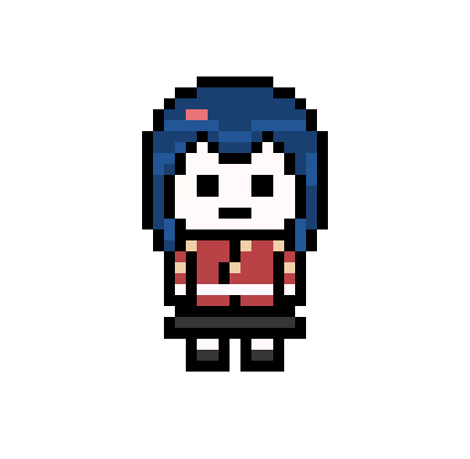 [6c4daa] danganronpa pixel sprite base