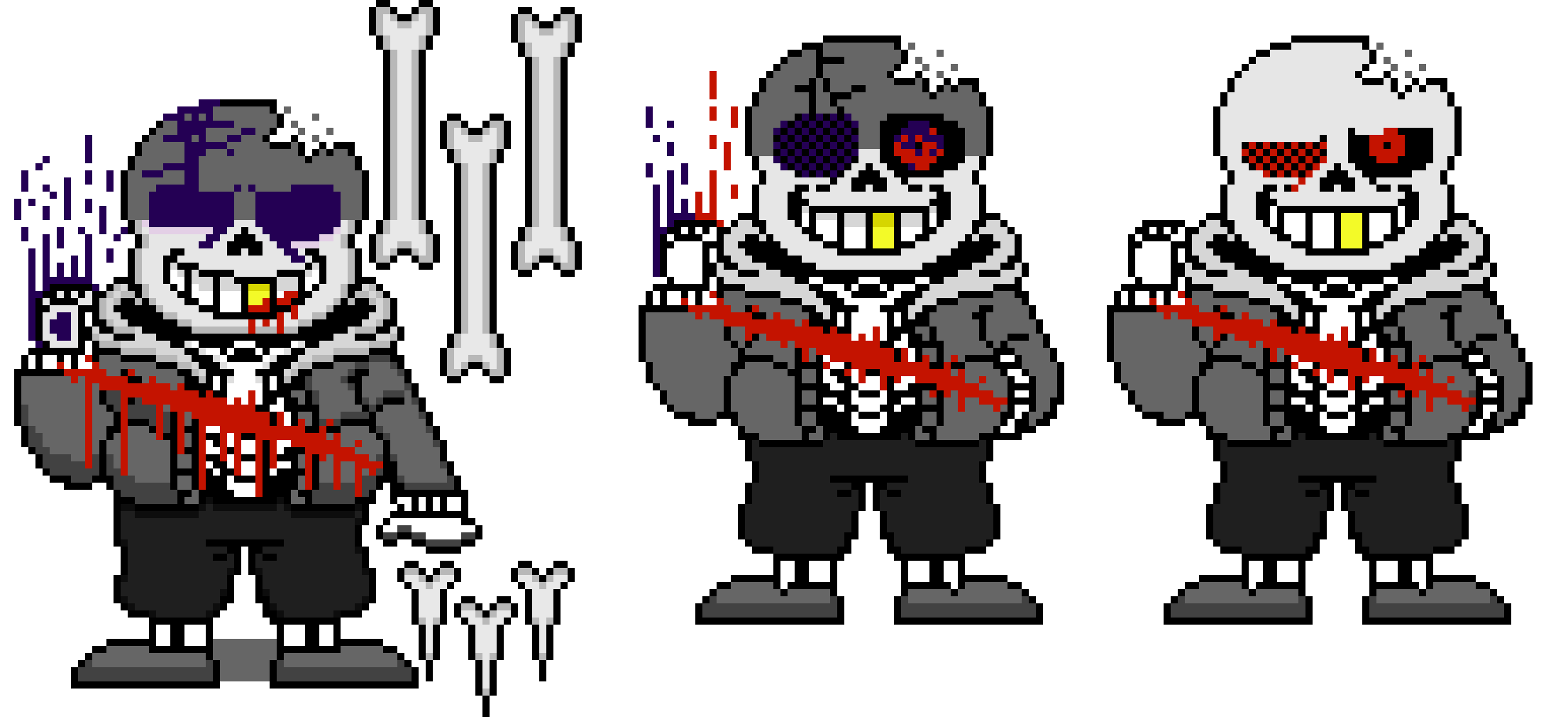 [b8d252] powertale last glow sans hard-easy left to right(white background)