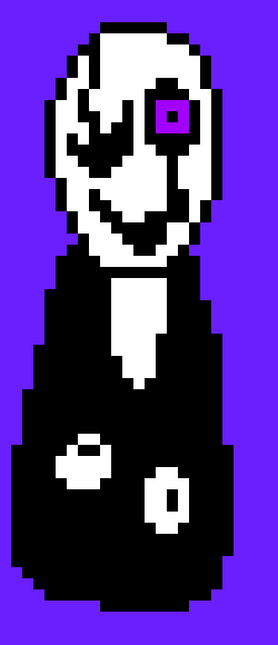 [9cdd1c] Gaster-*Gaster attacks with glitched bones and blasters)
