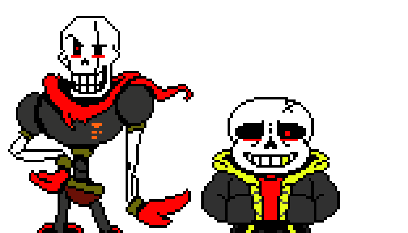 [b512c0] underfell sans and PAPYRUS 