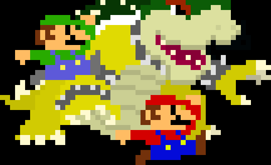 [9664c4] Bowser, Mario & Luigi