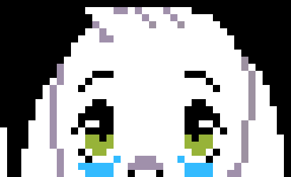 [a82578] *asriel was wildy shocked by the knife and starts lo lightly cry and shiver*-Comic/Asriel