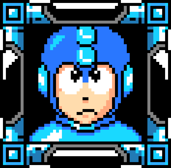 [9664c4] Mega Man Stage Select Mugshot Up