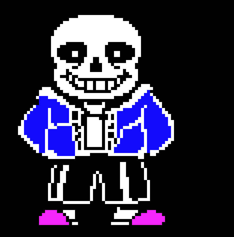 [79f598] sans undertale (colored)