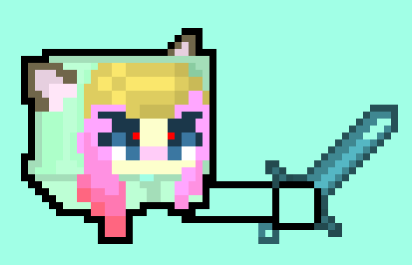 [8a598a] Adam dont make me use my badly drawn diamond sword >:D -Atari