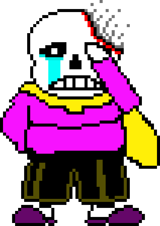 [36894c] Alone sans (He is pretty sad)