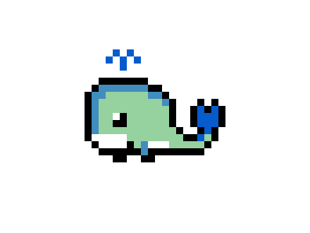 [e3be5b] Pixel Whale