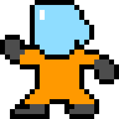 [9664c4] OrangeAstronautLeftWalking