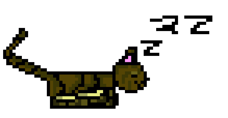 [9650a5] kitty sleeping