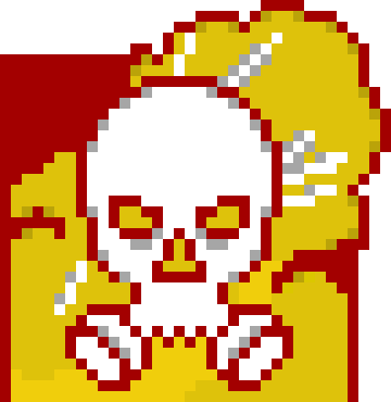 [f68c0a] smoke pixel art